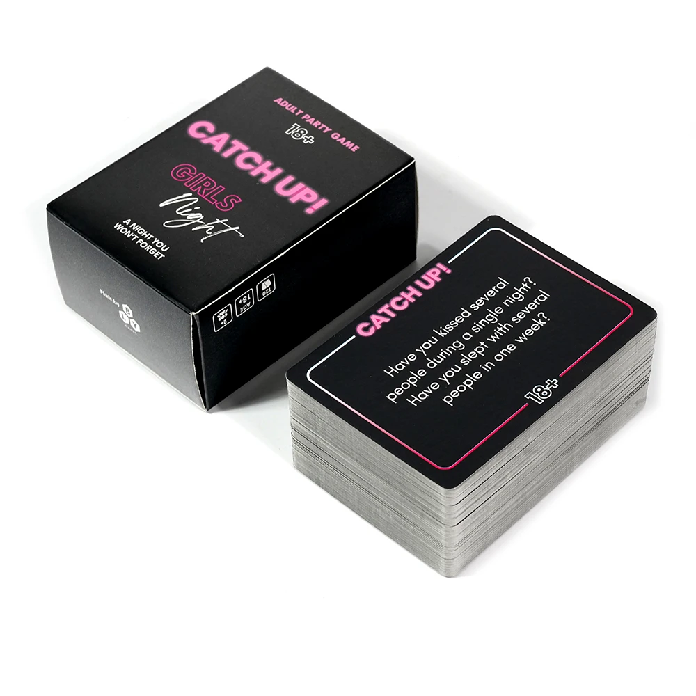 Catch Up Card Game Girls Night Party Game Spicy Thought Provoking Conversation Starters for Fun Girls Nights 2