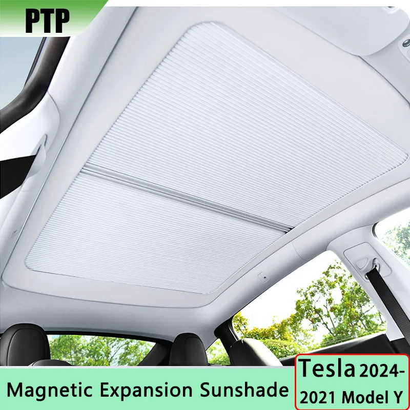 

Солнцезащитные очки для Tesla модель Y 2024 автомобильный Магнитный солнцезащитный козырек выдвижной Прохладный солнцезащитный козырек Модификация аксессуары для интерьера 2023