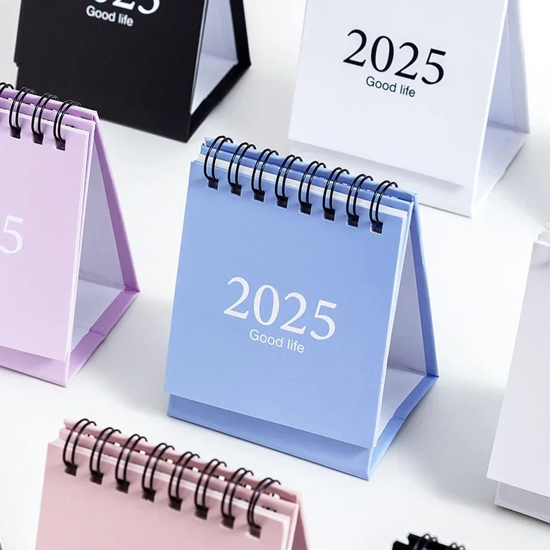 Desk Calendar 365 Days Annual Planner Coil Calendar Book Yearly Schedule Organizer To Do List Home Office Supplies