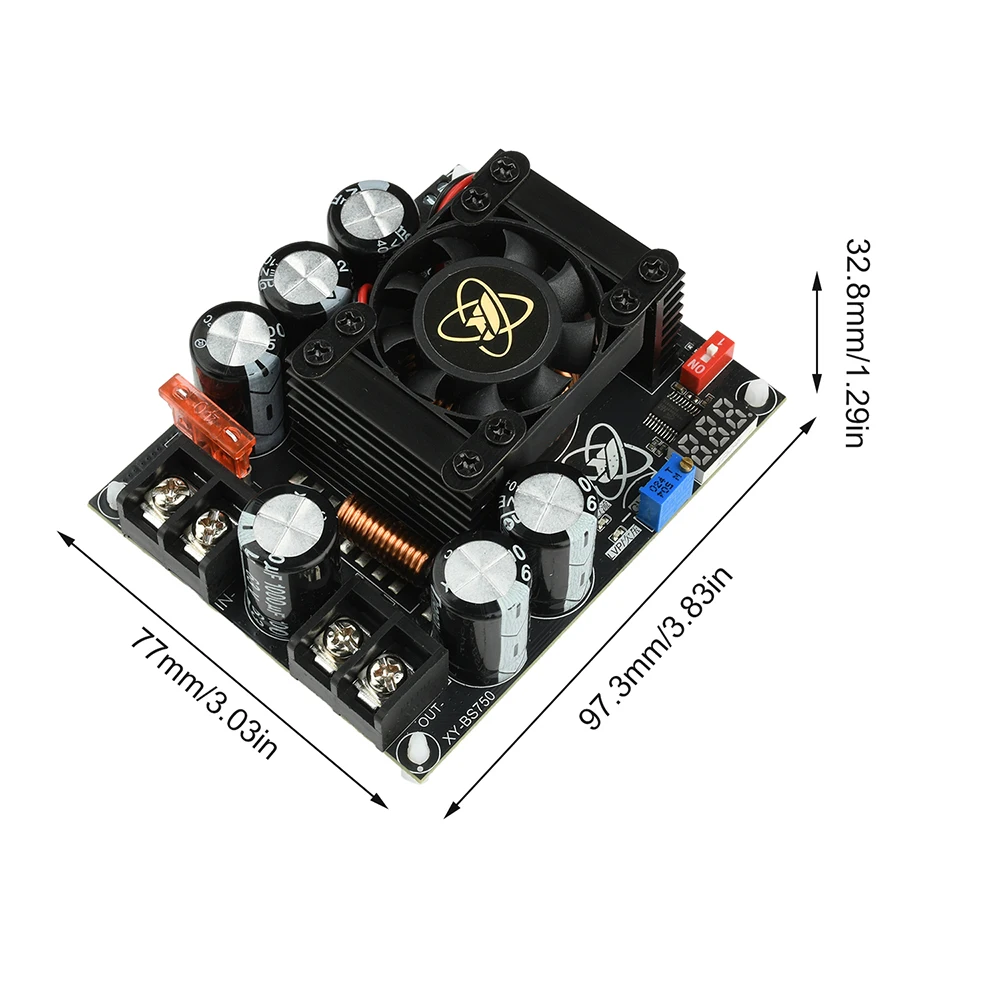 900W 1500W 3000W 조절 가능한 부스트 모듈, 풀 파워 출력, 저 리플 전용 오디오 앰프 전원 공급 모듈