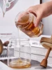 1/2/3pc Glass Honey Jar Honey Pot Airtight Advanced Glass Sealed Tank Mixing Rod with Wooden Cover Transparent Honey Bottle 3