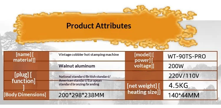 Leather Hot Foil Stamping Embossing Machine Manual Digital Logo Heat Transfer Pr