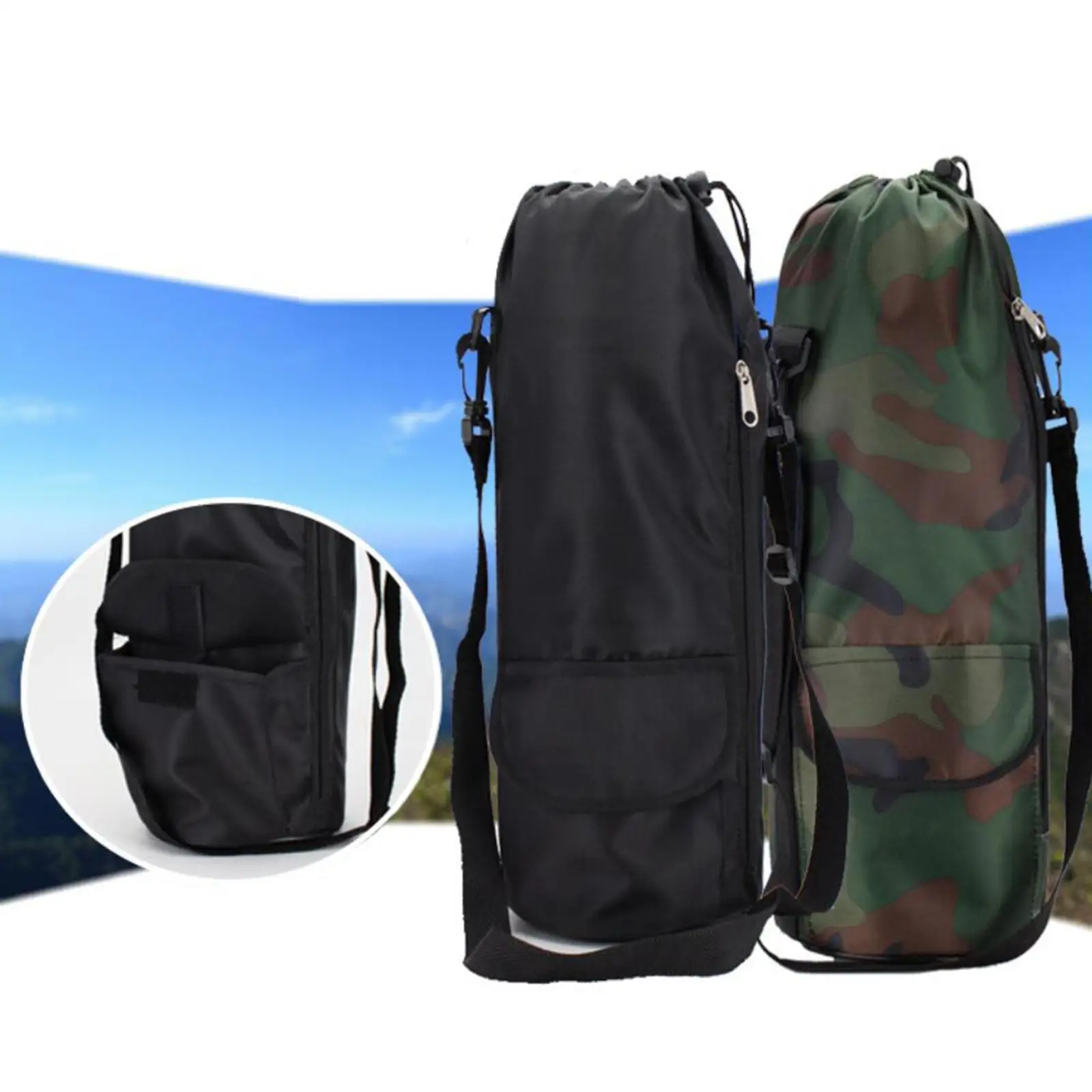 Water Bottle Carrier Bag Shoulder Hand Strap Sports Accessories Travelling