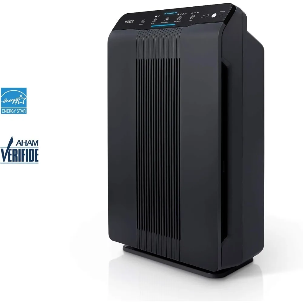 5500-2 Air Purifier with True HEPA, PlasmaWave and Odor Reducing Washable AOC Carbon Filter Medium , Charcoal Gray 2