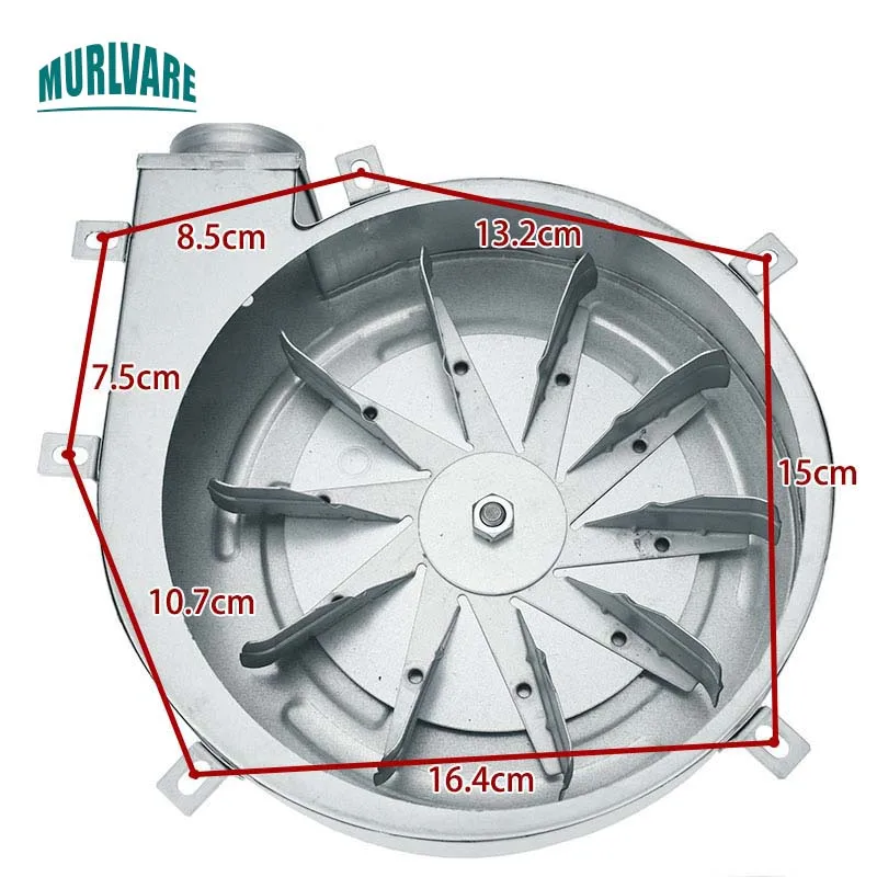 Commercial Kitchen Accessories Cooking Noodle Barrel Steaming Oven Fan Intestinal Powder Pure Copper Motor 120W Blower