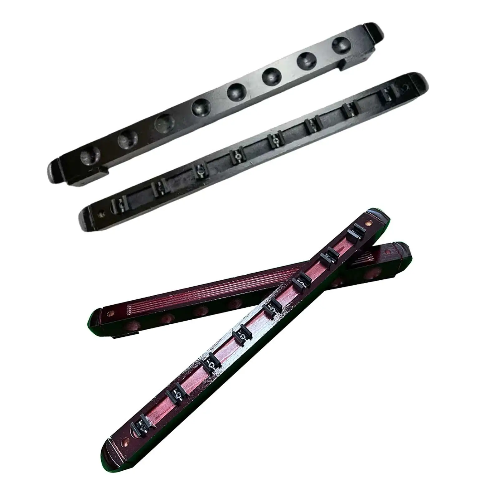 

Pool Cue Holder, Billiard Cue Wall Racks, Saving 8 Cue Clips Convenient with