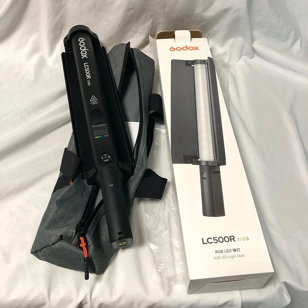 Godox 미니 LED 라이트 스틱, LC500R 미니 LC500, RGBWW LED 라이트 스틱, 2500K-8500K 색 온도, CRI 95
