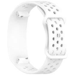 Breathable Sports Silicone Strap - Smart Watch Fitness Tracker Wristband Accessory - Garmin CIRQA (White)