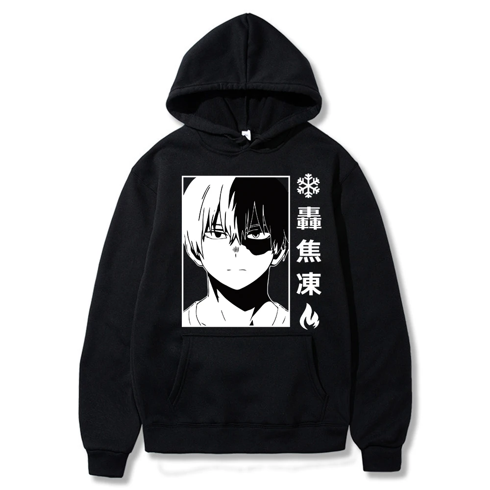 

My Hero Academia Hoodie Boku No Hero Academia Shoto Todoroki Printed Hoodies Men Women Tops Unisex