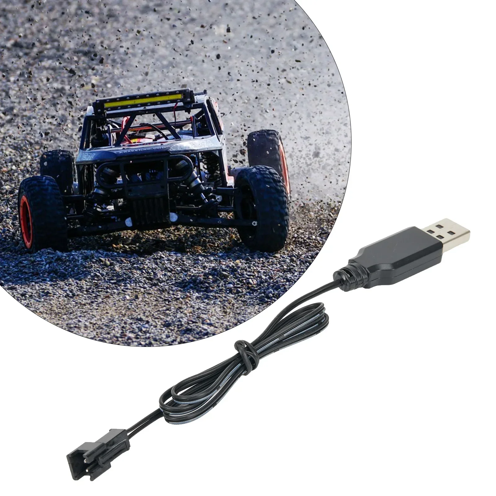 1pc Usb Charger Cable For 3.7V Lithium Battery Charger SM-2P Forward RC Car Aircraft Remote Control Accessories