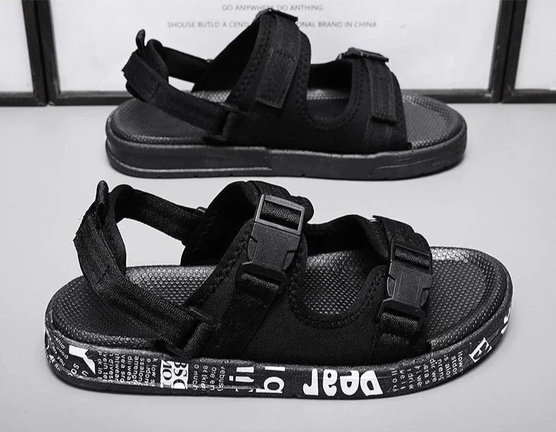 Sandali da uomo in PVC, modello slip-on, piatti da spiaggia, stile Y2k_voghion.com