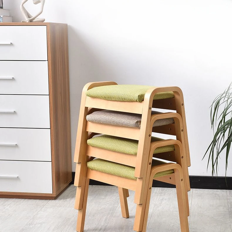 

Стулья для дома и гостиной, модные и креативные стулья из массива дерева, низкие простые деревянные стулья, простая мебель, маленькие стулья