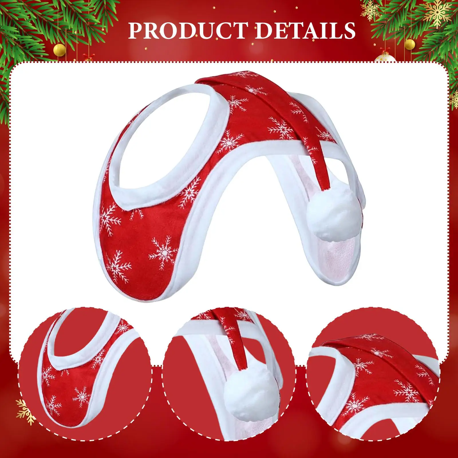 Horse Christmas Hat Christmas Cap Accessories Thick Warmer Costume Horse Santa Horse Christmas Hat Christmas Cap Accessories Thick Warmer Costume Horse Santa