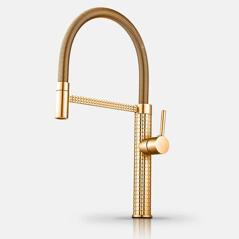 Luxury-Kitchen-Faucet-Gold-Brass-Faucet-for-Kitchen-Sink-Rotatable-Drop ...