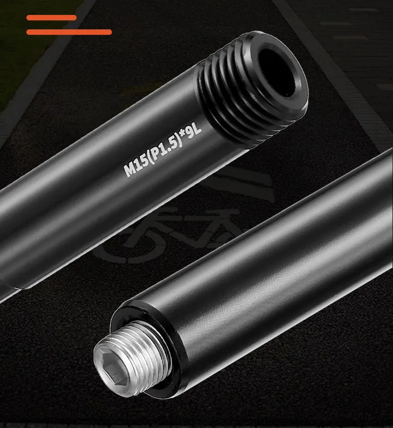 Description Picture 5 of itemBike Thru Axle Front Fork Shaft Skewers 12x121/126 Rear Hub Thru Axle 15x148 M12 M15xP1.5 Bike Quick Release