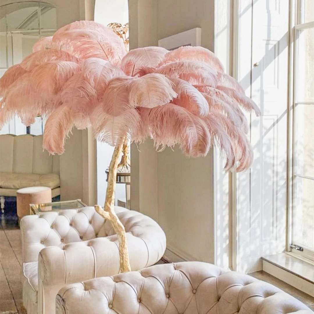  10/100pcs 30-35cm Ostrich Feathers,Fluffy Pink Ostrich