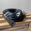 High Pressure Washer Hose with Steel Wire Braid, 314.96/560.55 inch Quick Connect and Release Water Hose Tube, M22/M14*1.5, Comp 2