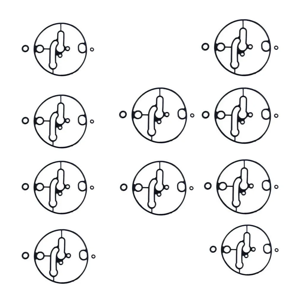 10 PACK Carburetor Bowl Gasket For 698781 Nikki Carb Mower Spare Parts Garden Power Tools Replacement Accessories