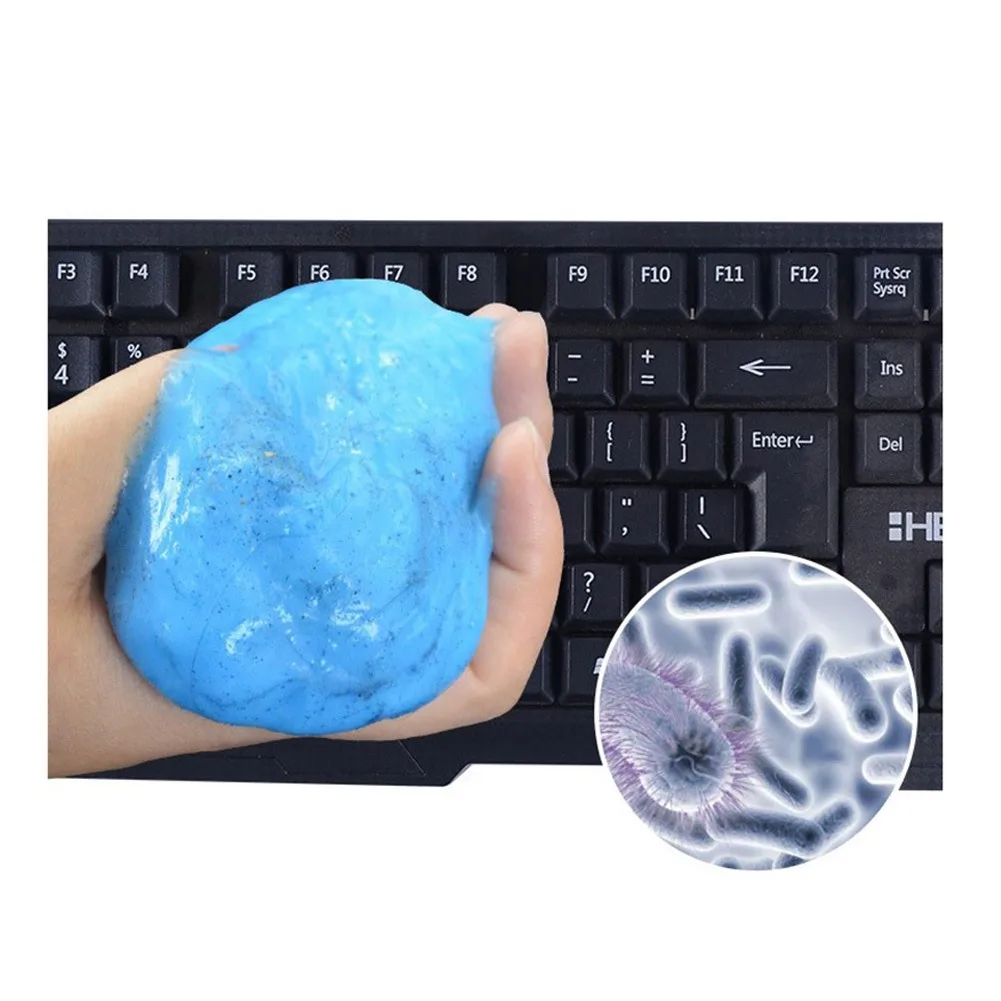 1pcs 70g Car Cleaning Pad Glue Car Cleaning Adhesive Multi Functional Dust Removal Soft Mud Reusable Cleaning Mud Random Color 5