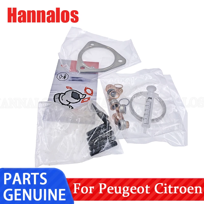 170945 exhaust pipe flange gasket three-way catalytic converter repair kit for Peugeot 207 308 408 508 3008 Citroen C3 C4 C5 DS
