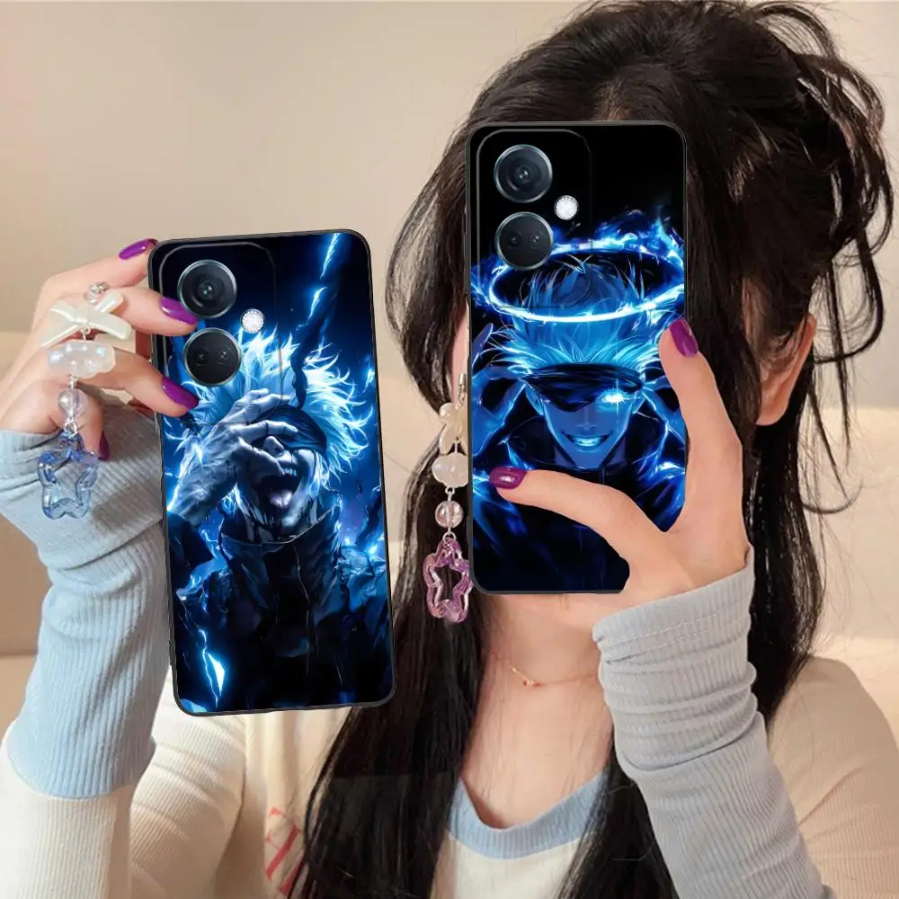 Jujutsu Kaisen Neon Colorful Phone Case with Pretty Printing Design