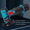 Brush motor 12v Mini Angle Grinder Rechargeable Grinding Tool Polishing Grinding Machine For Cutting Diamond Cordless Power Tool 1