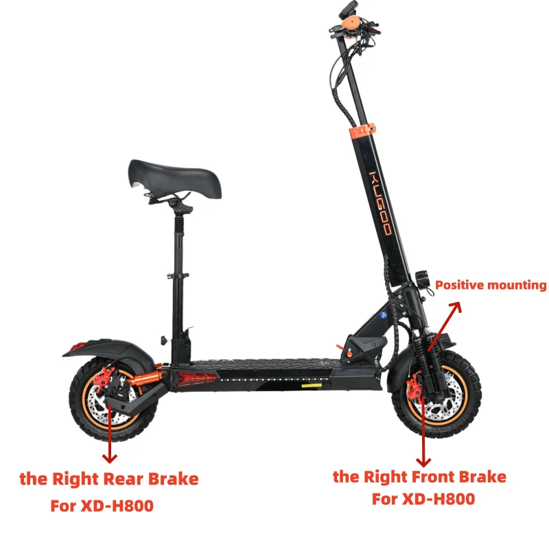 KUKIRIN E-Bike Scooter Bremse 2-PIN-Stecker für KUKIRIN G2, G2 MAX, G2 Master, G3 PRO, G4 Scooter Umbau Vorderbremse oder Hinterbremse – Detail 11