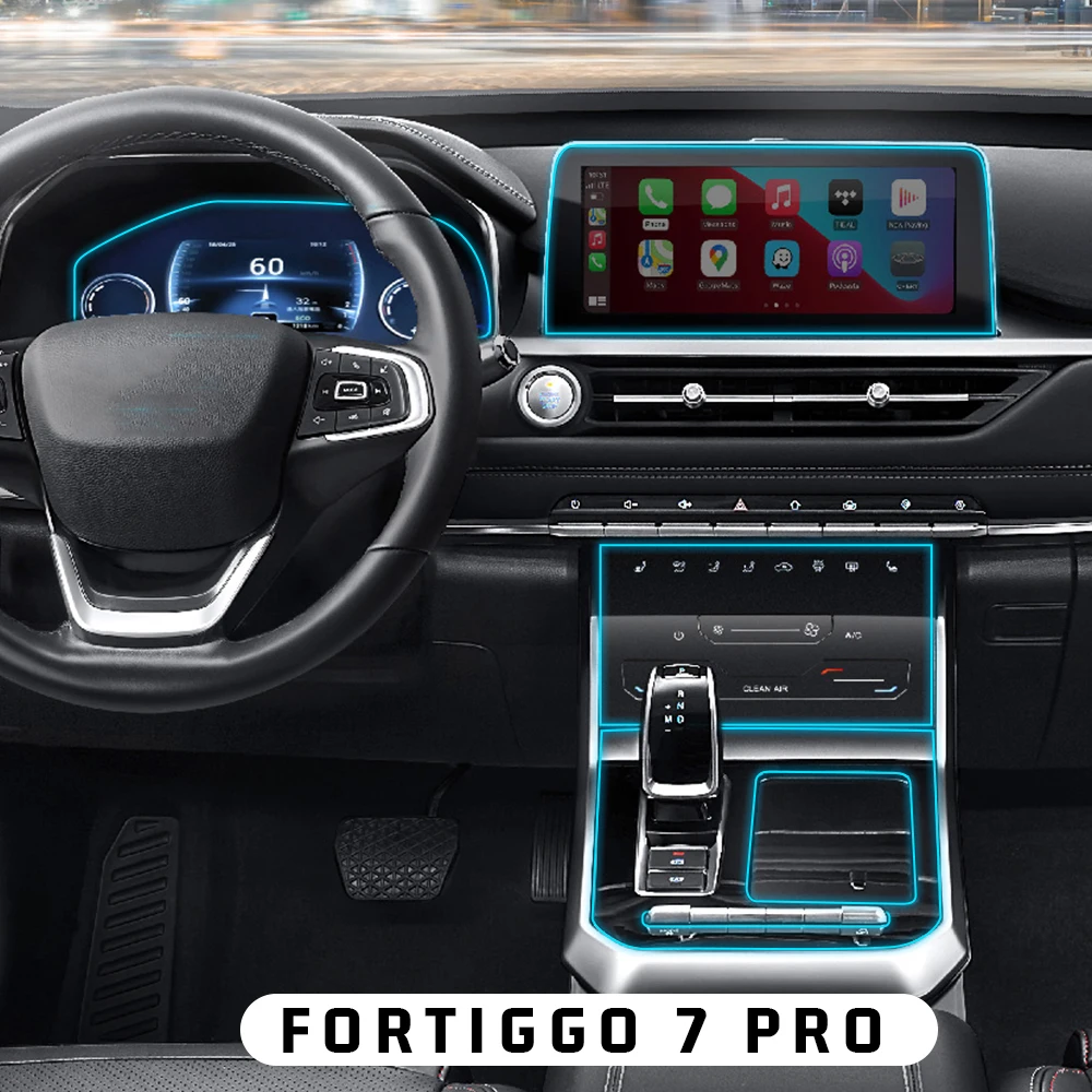 Chery Tiggo 7 Pro 2020 2021 2022 TPU 기어박스 패널 필름 대시 ..