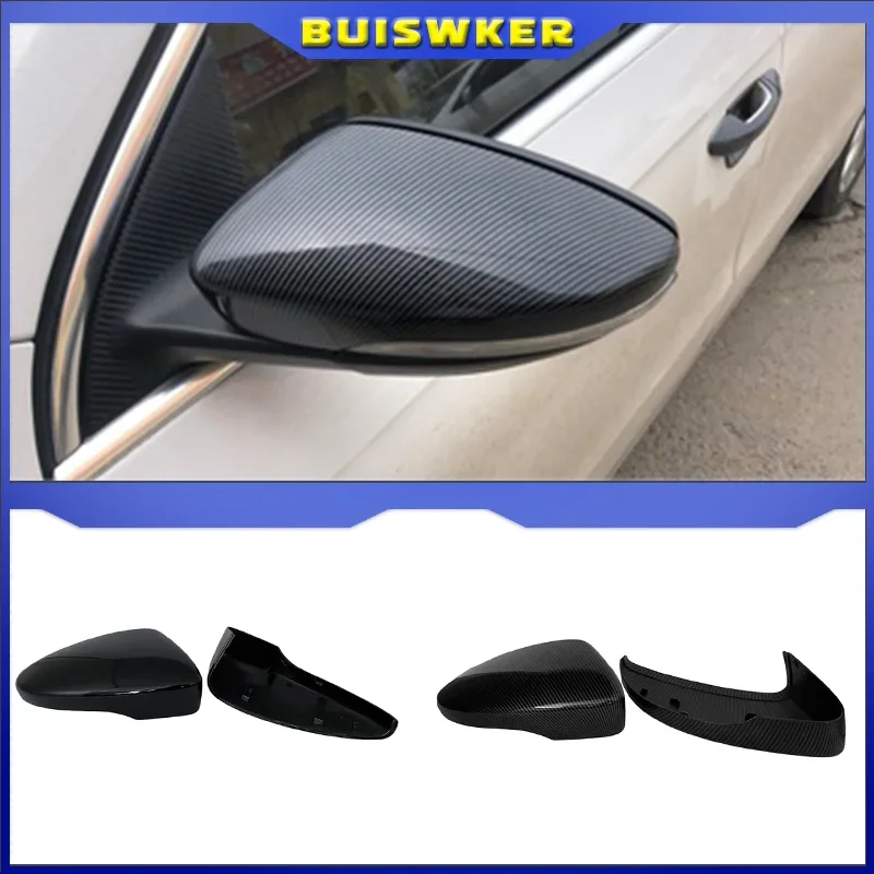 

1 Pair Rearview Mirror Cover Side Wing Rear View Mirror Case Covers For VW Golf MK7 7.5 GTD R GTI MK6 6 Polo 6R Scirocco Passat