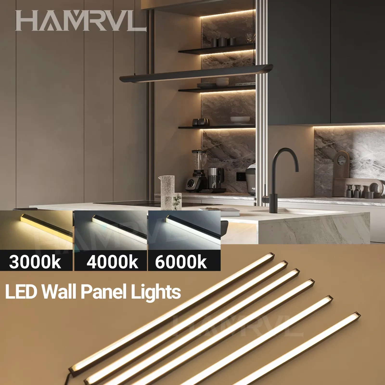 ไฟ LED แบบสัมผัสไร้สาย โปร่งใส วัสดุไม้และอะลูมิเนียม ชาร์จไฟได้ ใช้สำหรับตู้เสื้อผ้า ตู้ครัว เปิด/ปิดอัตโนมัติ ไม่จางหาย 1