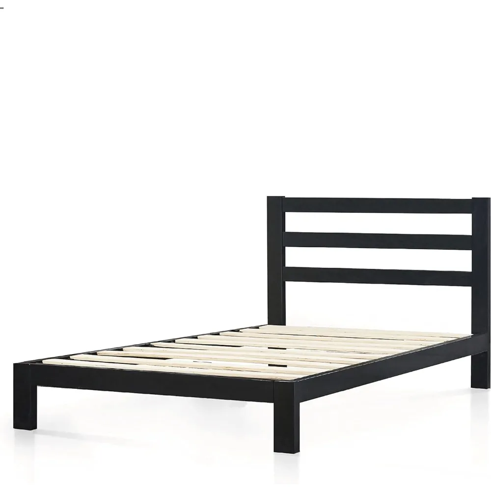 

ZINUS Arnav Metal Platform Bed Frame with Headboard, Wood Slat Support, No Box Spring Needed, Easy Assembly, .