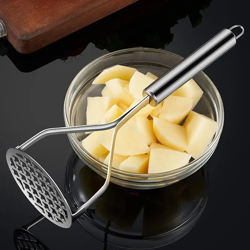 Stainless Steel Potato Mashers Ricers Masher Puree Purple Sweet Potata Pumpkin Grater Makers Tools Crusher Kitchen Acceesories potato masher