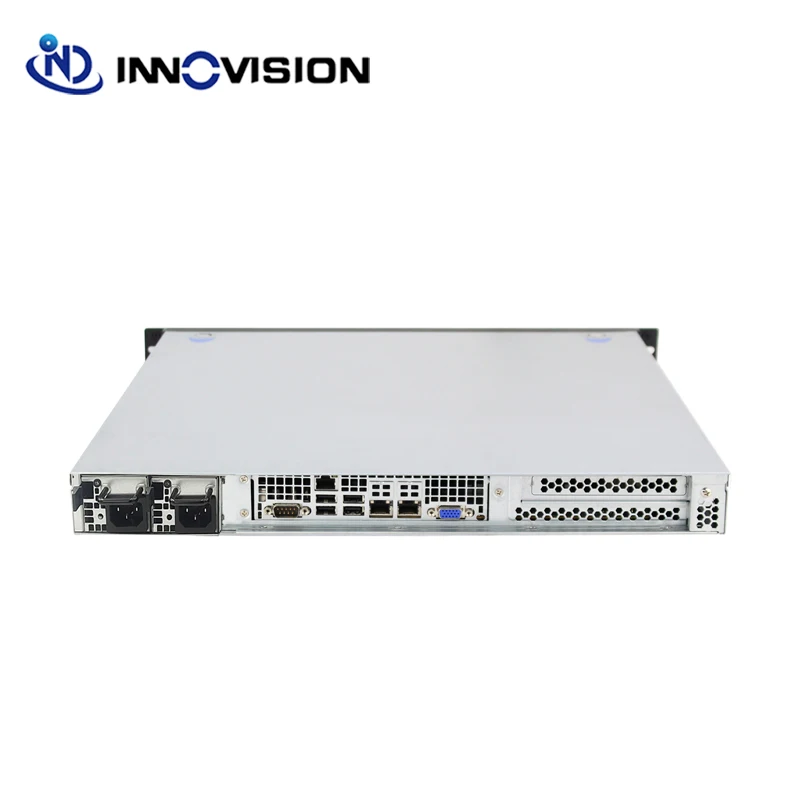 Compact 1u Rackmount Computer Case 420 mm Compact Atx Server Chassis Compatível com 1u Flex1u Single1u Redundante Fonte de Alimentação - Imagem 3