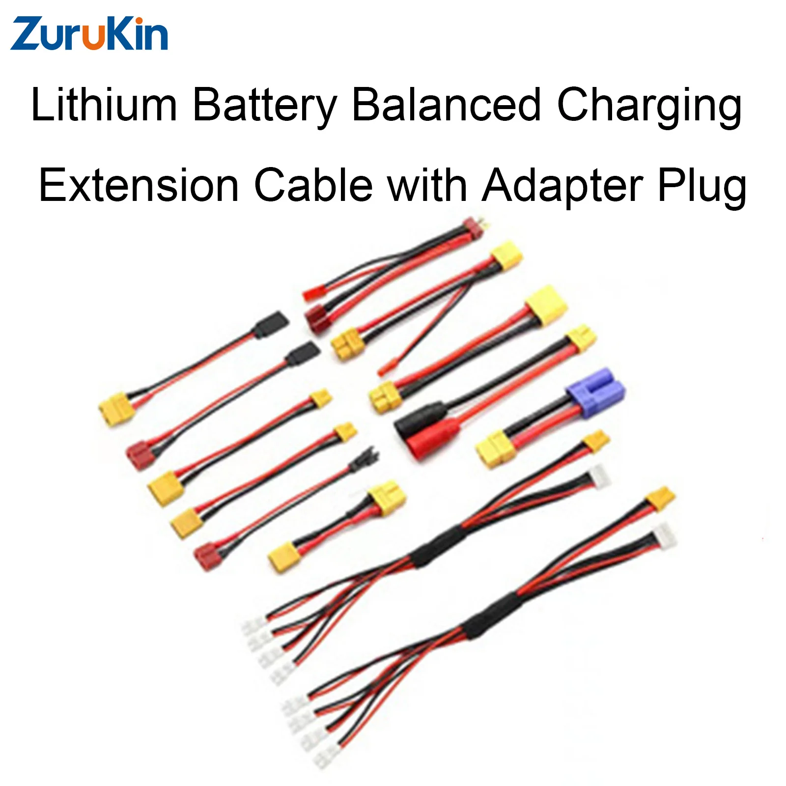 Câble adaptateur de batterie RC XT60 XT30 EC5, connecteur T-Plug JST, fil en Silicone, Extension 12/14/18/20awg pour pièces de Drone et voiture FPV
