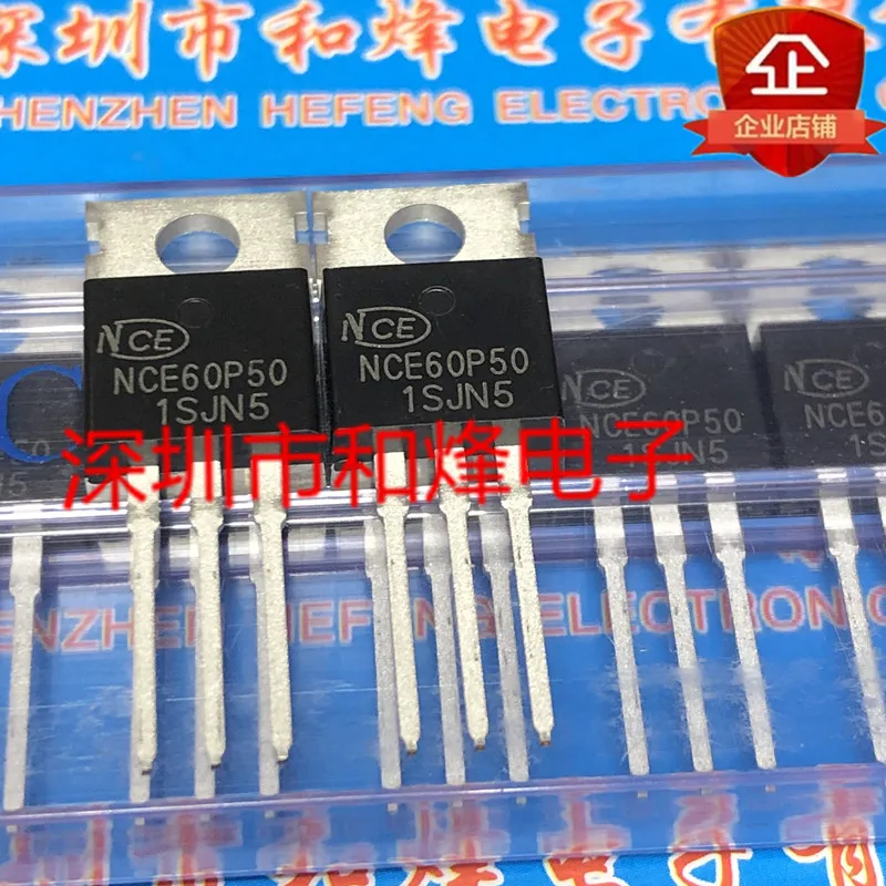 

5PCS/Lot NCE60P50 TO-220 -60V -50A