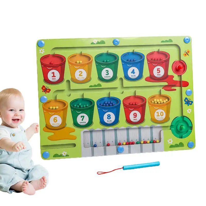 

Sorting Game Montessori Toys Montessori Magnet Puzzle Board Montessori Wooden Magnet Puzzle Game Board For Learning Counting And