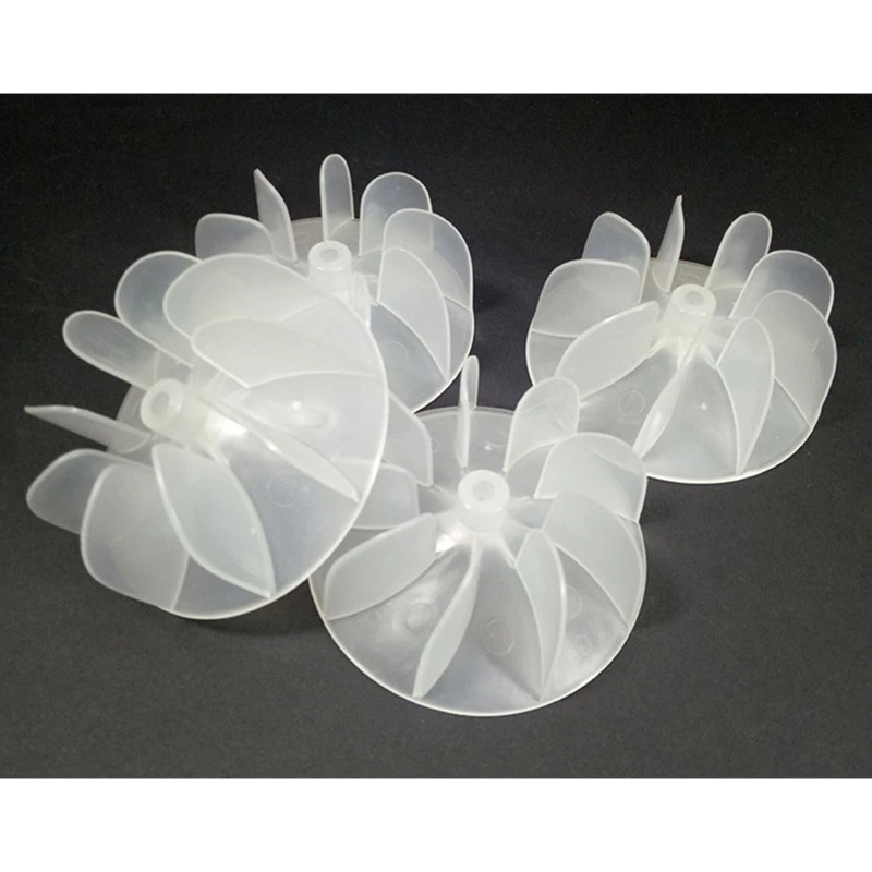 10 Pieces/Set Transparent Color Plastic Fan Blades Hair Dryer Universal High Power AC Motor Plastic Fan Blade plastic fan blade