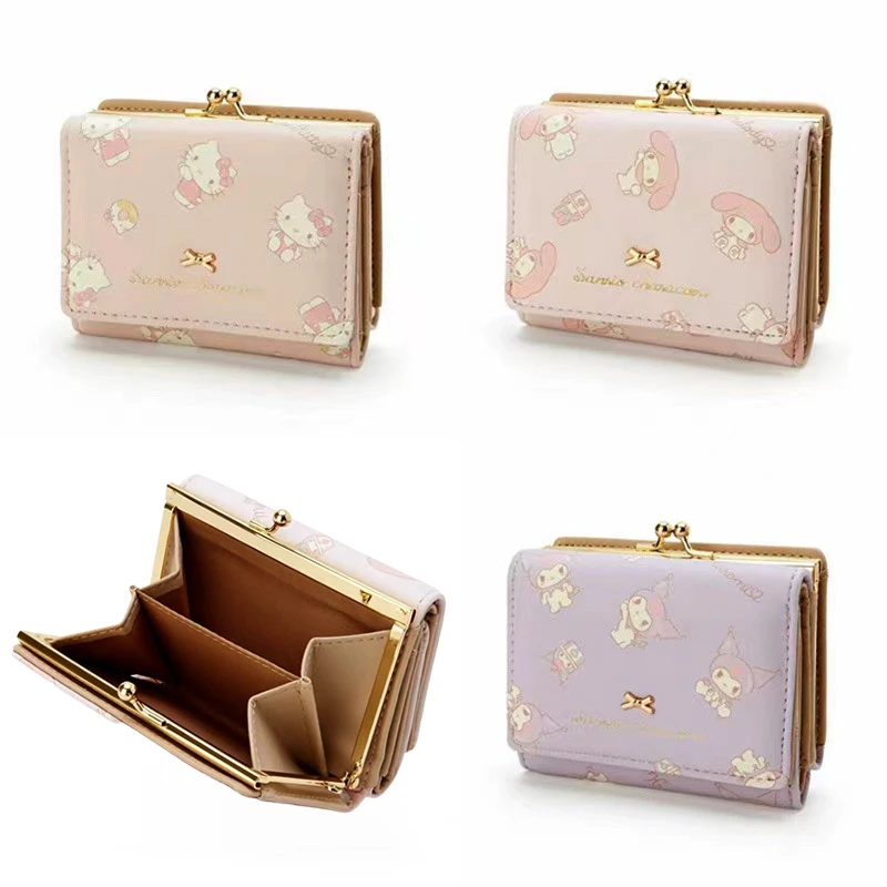 

Кошелек из искусственной кожи с рисунком Hello Kitty в стиле аниме