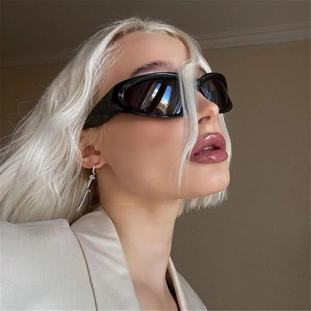 

UV400 Cycling Outdoor Eyewear Sports Sun Glasses Wrap Around Sunglasses Driver Glasses Shades