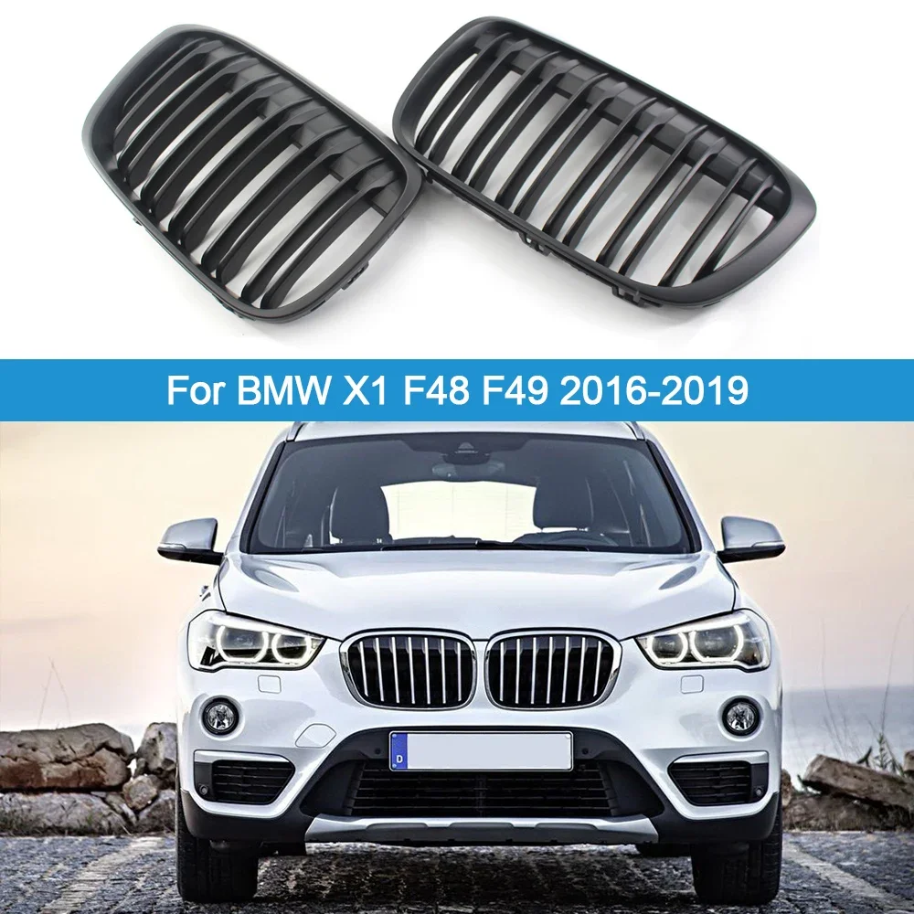 

1 пара, Сменные решетки для переднего бампера BMW X1 F48 F49 2016-2019