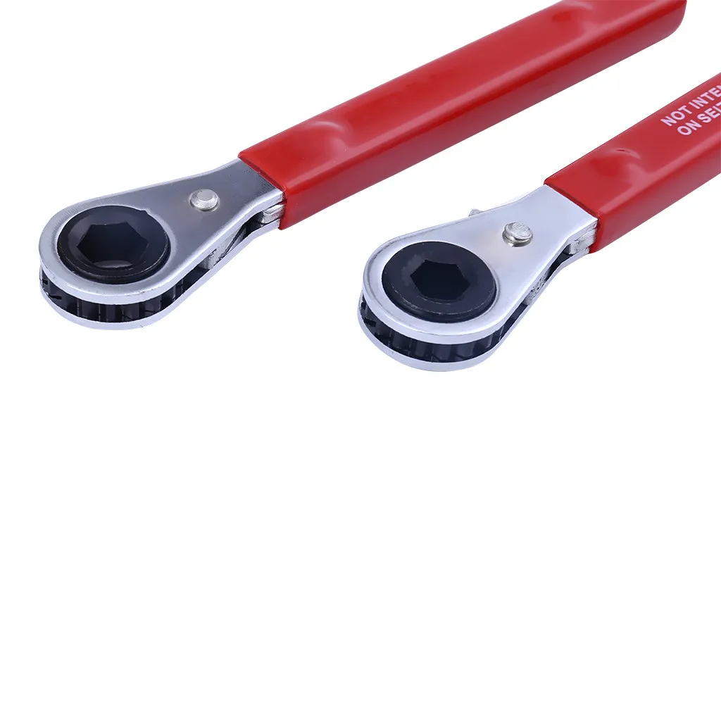 Hot Sale Reversible 5/16 Side Terminal Battery Ratchet Wrench 5.5in Long Insulated Handle Automobile Auto Tools Car Accessories