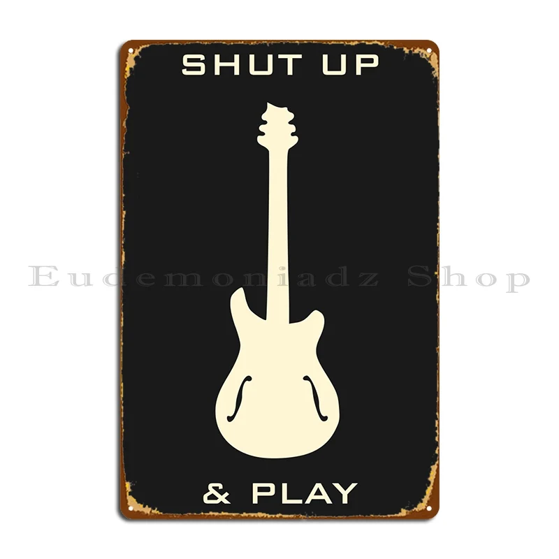 Prs Hollowbody Targa In Metallo Poster Party Wall Decor Garage Iron Living Room Tin Sign Poster