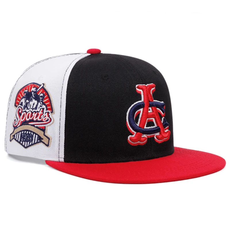 2025 personalisierte neue Baseballmütze CA bestickt Mode Straße HipHop Hut Outdoor Freizeit Sport Sonnenschirm flache Kante Hut Unisex – Detail 2