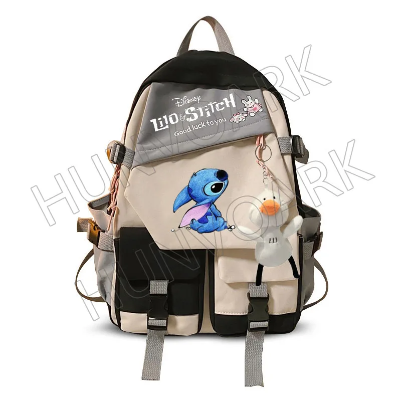 Disney-Mochila de retales de Lilo y Stitch para niños, niñas y  adolescentes, mochilas de hombro para la escuela, mochilas escolares de  viaje - AliExpress