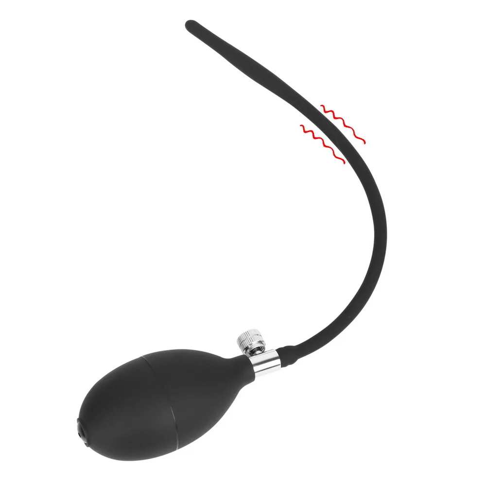 Dilators Urethral Sound Penis Plug Male Urethral Catheter Sex Toys for Men IKOKY Gay Silicone Inflatable Erotic