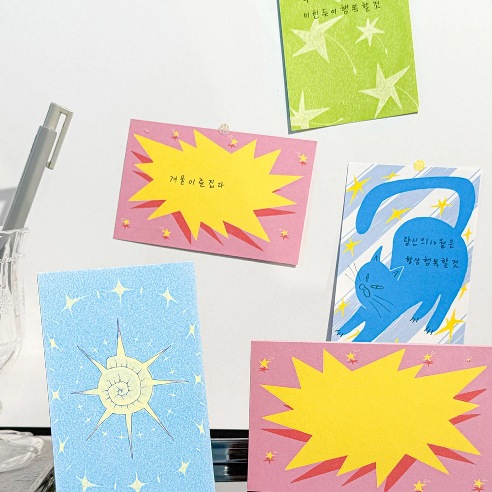Pagine interne per quaderno M5 Jumping Color Salt Notes, pagine di ricambio, decorazioni per quaderno, collage
