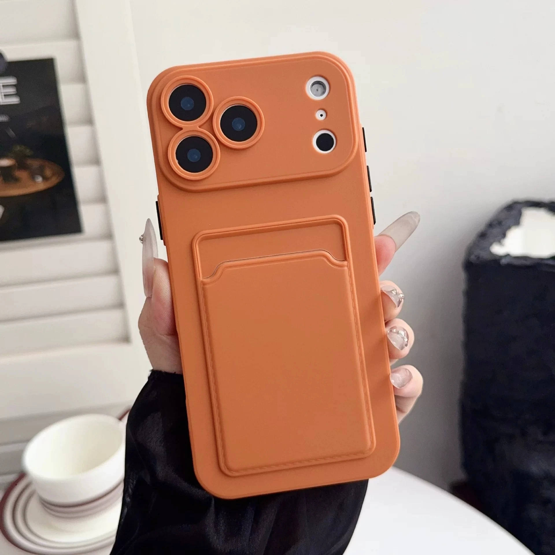 ตัวเลือกสินค้า เคสใส่บัตรกันกระแทก สำหรับ iPhone 17 Pro Max