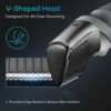 Kensen S6 Electric Body Hair Tirmmer for Men Groomer Clipper IPX5 Waterproof Groin Pubic Hair Trimmer with 2 Attachments Barber 2