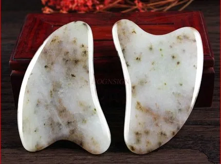 

2pcs Gua sha Jade facial scraping board facial beauty board shaving board female pair of tendons whole body universal natural