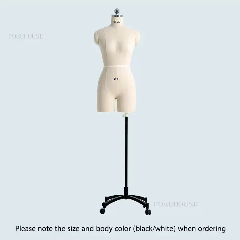 Hanging Half-leg Female Cloth Mannequin Torso: Size 8